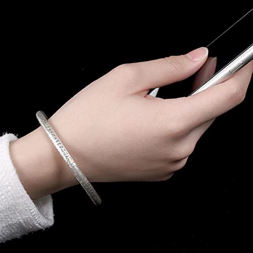 Bijoux s990 en argent massif pour femme avec design ouvert élégant