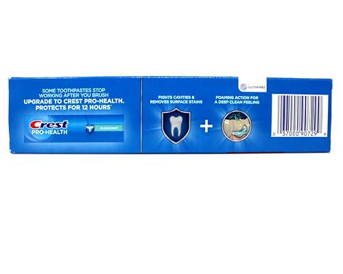 Crest Plus Deep Clean Toothpaste Effervescent Mint Anticavity Fluoride Toothpaste Whitening Stain Removal 5.4 oz - image 3