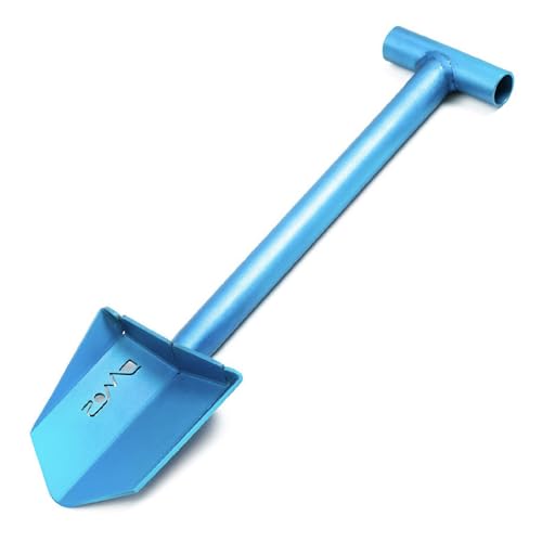 DMOS Nomad Shovel - Lightweight Aluminum Trowel for Camping Overland Hunting & Off-Road Use - Azure - Mini