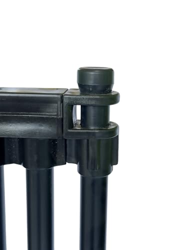 Kit Cercado Modular para pets, 2 Módulos, 80 cm, preto