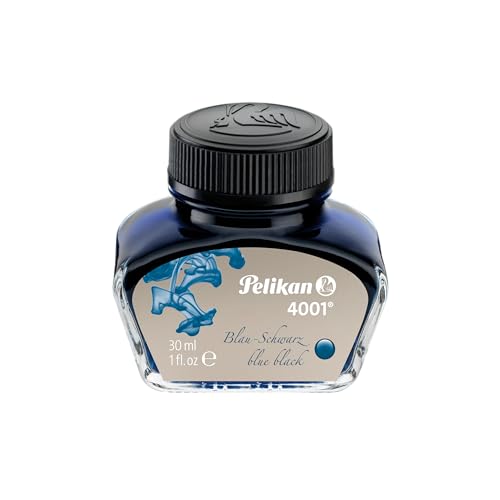 Pelikan Tintenglas Tinte 4001 Blau-Schwarz 30 ml 1 Glas