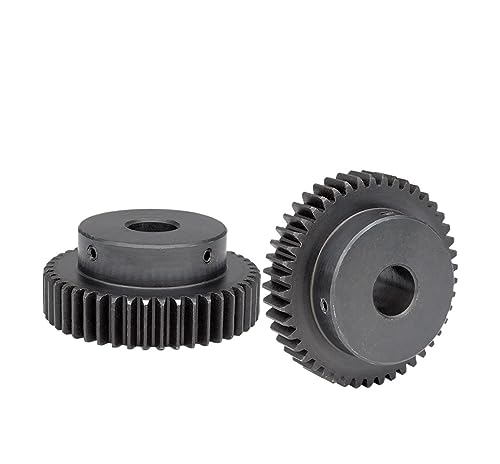 Bevel Gear Pinion Hardware Mechanical 1pcs Gear Wheel 1.5 Module-46/48T Bore Size 10/12/14/15/19/20/25mm Motor Gear Carbon Steel(1.5M46T - Bore 12 mm)