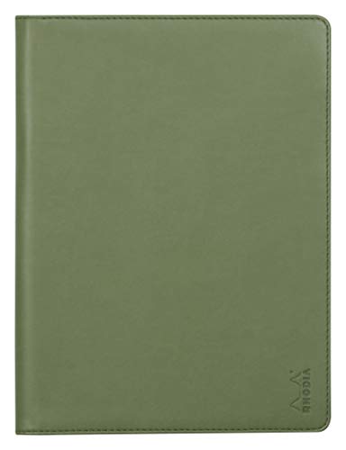 Rhodia 216003C - Mappe für Block oder Notizheft Rhodiarama - N°16, für DIN A5 (14,8x21 cm) 17,5x23,5 cm, elegant und praktisch, Salbei, 1 Stück