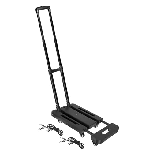 Carretilla plegable PATIKIL carga 440 lb negra