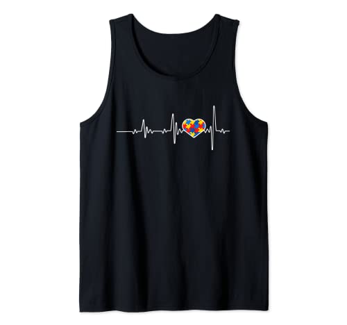 Autism Heartbeats Cute Autism Awareness Gift Autism Mom Dad Canotta