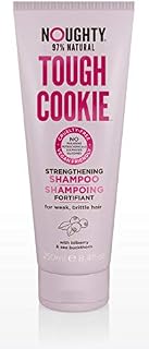 Noughty Tough Cookie Shampoo, 97% Natural Sulphate Free Vegan Haircare, for Weak, Brittle & Damaged Hair (250ml)
