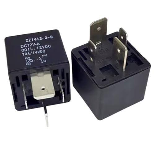 Relais 4 pieds ZZ1413-3-R 12V 70A haute puissance pour sécuriser vos phares de voiture