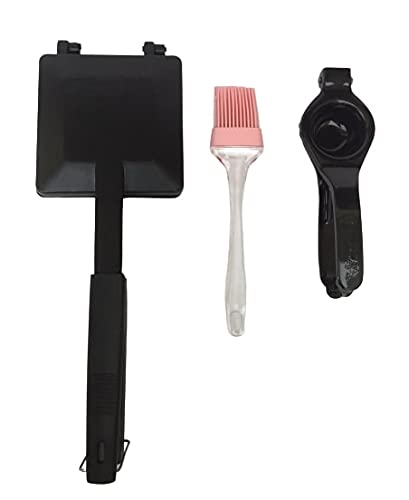 Canberry Combo of Gas Sandwich Maker with Lemon Squezer and Silicon Oil Brush Pack of 1