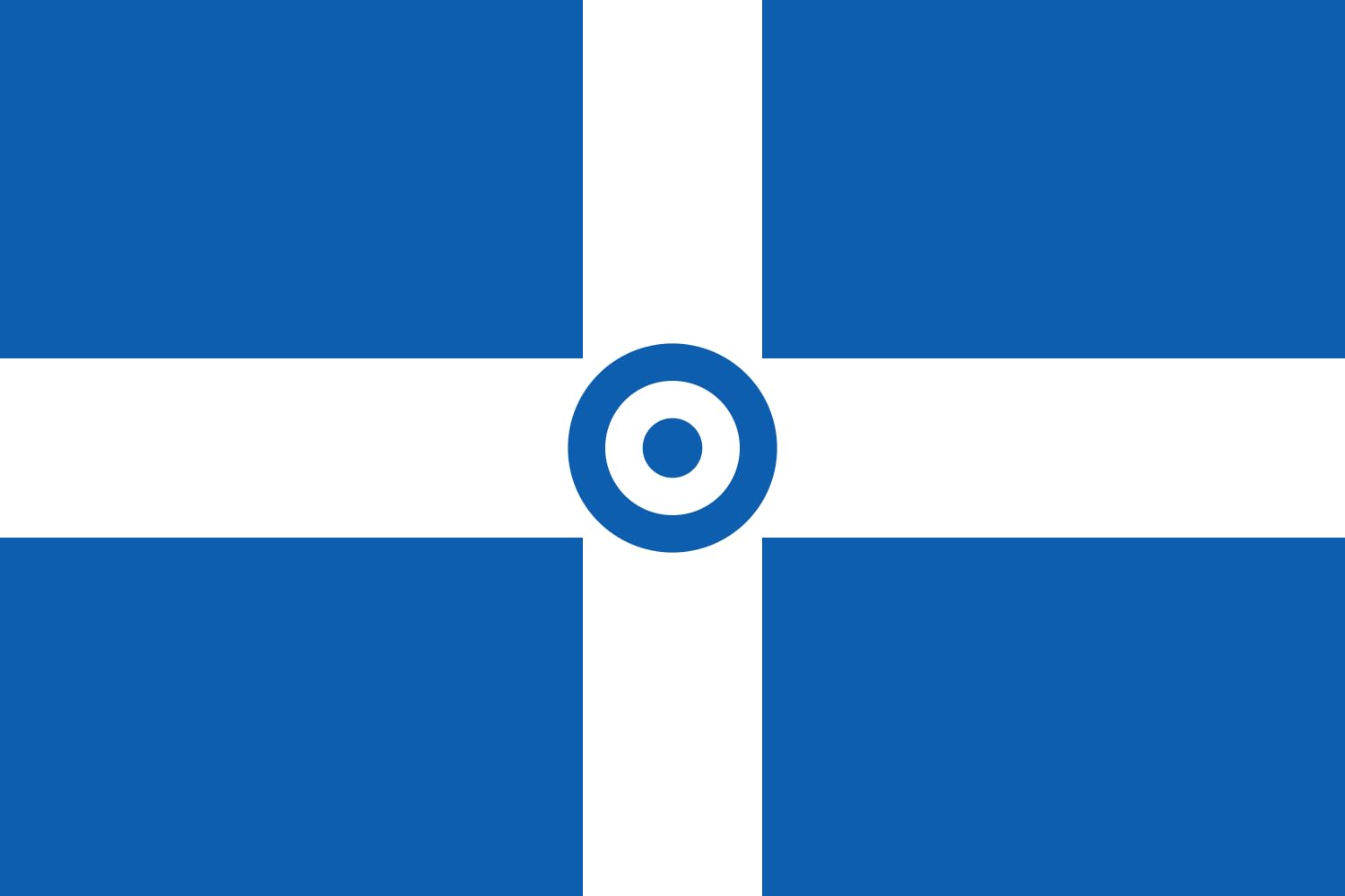 Drapeau XL Hellenic Air Force 1973-1978 pavillon grand format Greek civil air