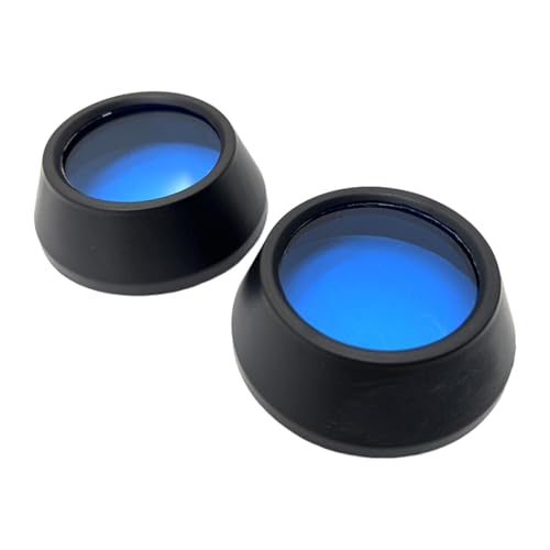 Phares antibrouillard bleus 75 mm et clignotant haute performance pour auto | Pack de 2
