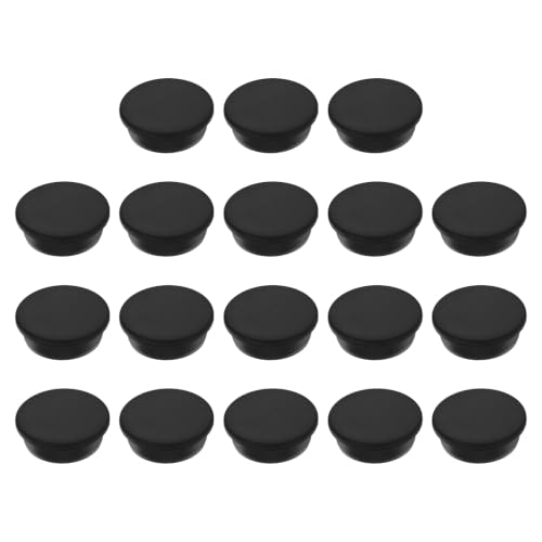 Image of MECCANIXITY 18pcs T-Shaped Silicone Plugs 41.3mm 1-5 /8 Inch Dia, Black | Snap in Plug Hole Seal Cover Round Rubber Stopper for 40-41.3mm Holes Kitchen Rubber Bulkheads Waterproof Sealing