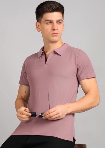 Image of INKKR Men's Solid Polo Neck Half Sleeve Stylish T-Shirt Combo (Size-S)
