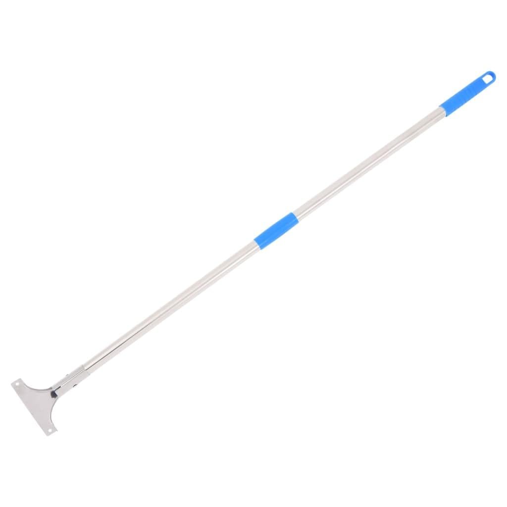 Ściągacz do podłogi, 5 sztuk, 119,5 cm, ze stali i tworzywa sztucznego, antypoślizgowy uchwyt, dwuczęściowy, z otworem do zawieszenia, do domu, kuchni, łazienki i płytek