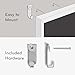 U Brands Magnetic Dry-Erase Board, 36 X 24 Inches, Black Wood Frame (311U00-01)