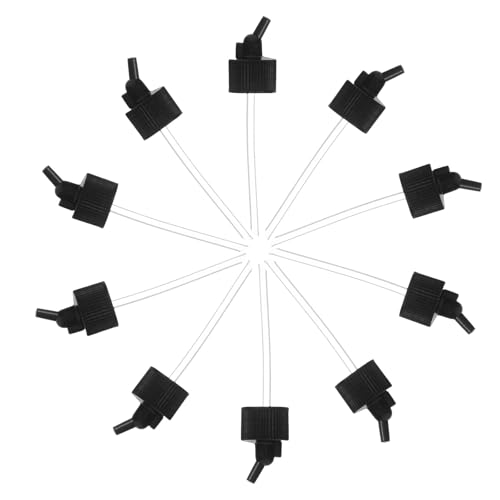 Adaptador de tapa para botella de aerógrafo plástico resistente para pintura de 30 ml
