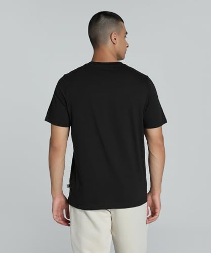 Image of PUMA Men's Cotton Graphic Print Regular Fit T-Shirt