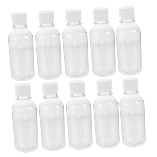 Cabilock Portable Juice Bottles 12 Pack Reusable Water Bottles for Lunchboxes Leakproof Caps for Adults Boys and Girls