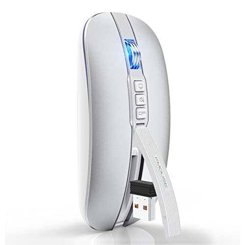 Ratón inalámbrico 2.4G LAURAG ultrafino para trabajar en el ordenador portátil
