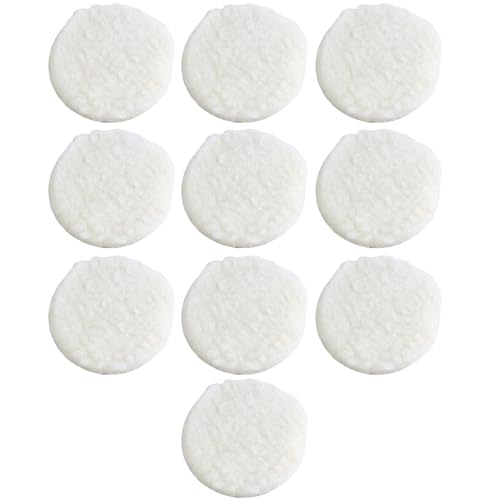 Wadakada 10 Pcs 125 Mm Almohadilla de Pulido para Automóviles Pulgada de Pulido de 5 Pulgadas Pulidoras de Lana Pulidor de Bonete Pulido para el Cuidado de la Pintura de Coches