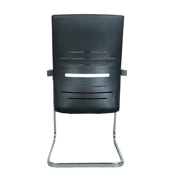 Image of Visitor Chair & Stylish & Durable Visitor Chair, Premium Mesh Fabric with Metal Frame and Meeting Rooms, Modern Ergonomic Design for Comfortable, Professional Seating