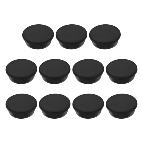 Image of MECCANIXITY 11pcs T-Shaped Silicone Plugs 41.3mm 1-5 /8 Inch Dia, Black | Snap in Plug Hole Seal Cover Round Rubber Stopper for 40-41.3mm Holes Kitchen Rubber Bulkheads Waterproof Sealing