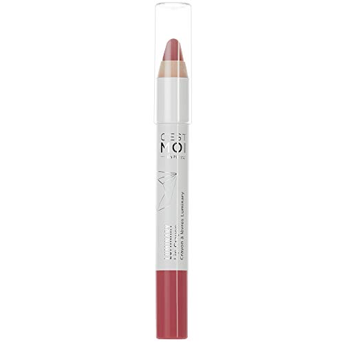 C'est Moi Luminary Lip Crayon | Easy-to-Use Pigmented Lip Crayon, Nourishing Formula & Creamy Texture, Hypoallergenic, Fragrance Free, Clinically Tested Non-Toxic Ingredients, True, 0.10 oz