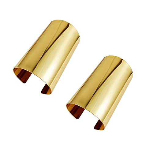 Pingyongchang 2 Pcs Cuff Bangle Bracelet for Women Open Wide Wire Bracelets Set Gold Wrist Cuff Wrap Bracelet Adjustable Classic Bohemia Birthday Gift