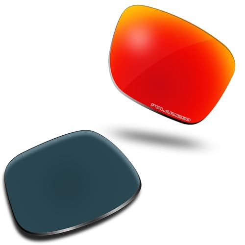 Verres de rechange Oakley Holbrook OO9102 rouge polarisé pour lunettes de soleil SOLODAD