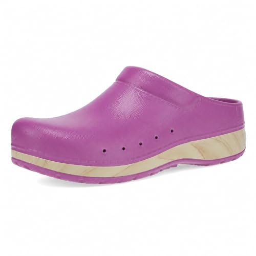 Image of Dansko Kane Slip-On Mule Clog for Women - Lightweight Cushioned Comfort and Removable EVA Footbed with Arch Support - Easy Clean Uppers
