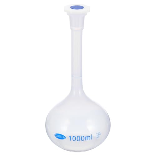 Flacon volumétrique 1000ml en polypropylène gradué avec bouchon PATIKIL