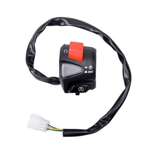 Interruptor ráfagas moto mandos universales intermitentes luces cruce lado derecho PCX