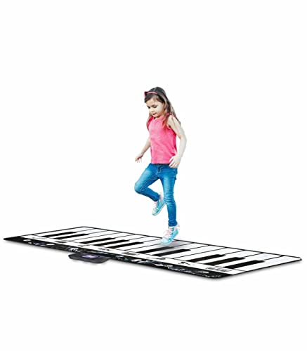 DQB DeQUBE XL Manta Musical de Piano para el Suelo, Color Blanco y Negro, 180 x...