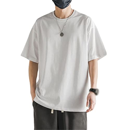 T-shirt couleur unie style classique décontracté Xinjihui taille M - 3