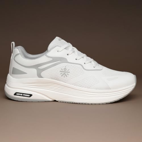 Image of CULT Men's Zyon Running Shoes with Durable Rubber Outsole & Cushioning for Runs up to 20 km