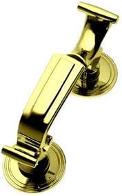 Doctors Door Knocker - Polished Brass Door Knocker - Georgian