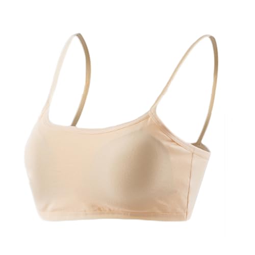 Big Girls Padded Training Bras Teen Sports Bra Cotton Seamless Cami Wireless Bra2