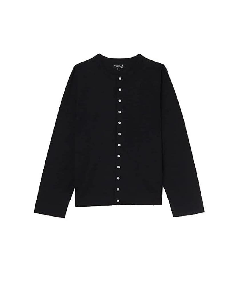 ぴ*ぴ様 agnès b. カーディガン プレッション　黒 ET84J000 美 Amazon | [agnes b.] [アニエスべー] カーディガン プレッション