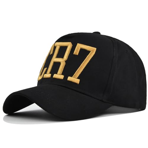 MXYZQDE Fußball Kits Für Ronaldo, Kids Baseball Hat Jungen Verstellbare Cap, Lustige Baseball Cap Geeignet Für Viele Gelegenheiten, Hut Umfang 54-60cm, Cool Outfit Für Schwarz MXYZQDE Fußball Kits Für Ronaldo, Kids Baseball Hat Jungen Verstellbare Cap, Lustige Baseball Cap Geeignet Für Viele Gelegenheiten, Hut Umfang 54-60cm, Cool Outfit Für Schwarz