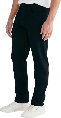 Lucky Brand Men’s 410 Athletic Straight Fit Straight Leg Jeans (US, Waist Inseam, 38, 34, Regular, Regular, Lucky Black)3