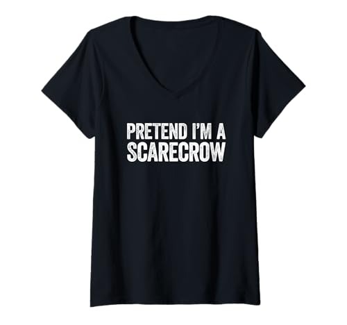 Womens Pretend I'm A Scarecrow Shirt Adult Kids Men Women