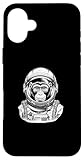 iPhone 16 Plus 宇宙飛行士 猿 やってる 猿 惑星 科学 ギャグ 女性 男性 スマホケース