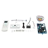 Panel de control de aire acondicionado, placa de sistema, módulo controlador de temperatura digital con accesorios de montaje para unidades HVAC comerciales de oficina en casa