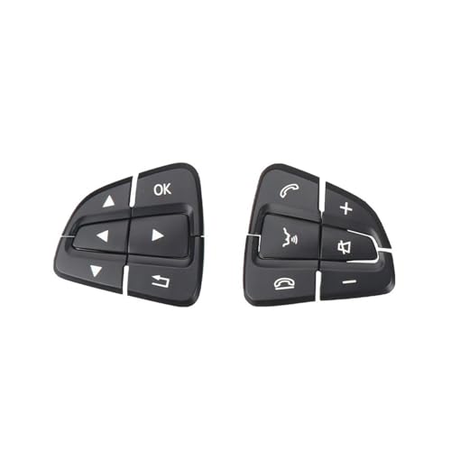 Boutons multifonctions de volant pour changer la musique en Mercedes GLA et GLE