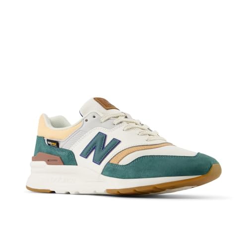 New Balance Men's 997H V1 Sneaker, Sea Salt/New Spruce/Team Royal, 134