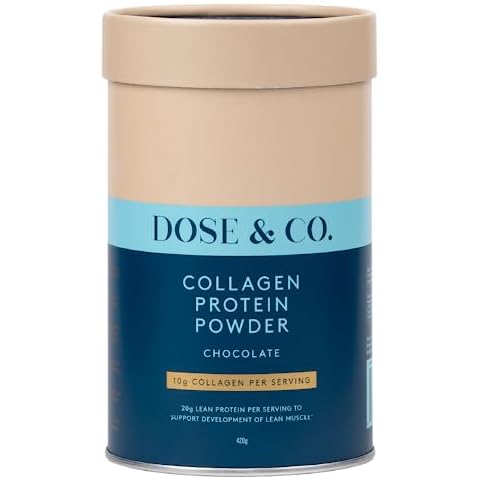 Dose & Co Collagen Protein Powder Chocolate Fudge Cover