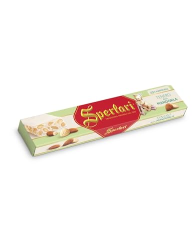 Sperlari - Torrone Tenero, Senza Glutine, Mandorla, 250 Grammo