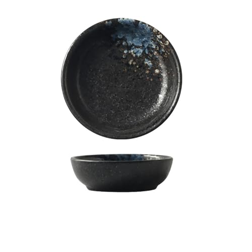 SHIHEER 小皿 豆皿 陶器 3枚セット お皿セット 深皿 薬味皿 付出皿 取り皿 すし 焼物皿 焼き物皿 魚 皿 刺身皿 焼き魚皿 寿司皿 長皿 魚料理 和食 食器セット 魚焼き器 揚げ物 お茶 プレート 食器 レストラン たれ皿 醤油 焼き肉 タレ