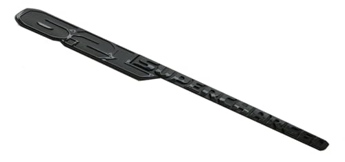Image of 1pc New 6.2L Supercharged Hood Emblem Nameplate 3D Badge Replacement for 2021-2024 TRX 6.2L 68444262AB (Black)