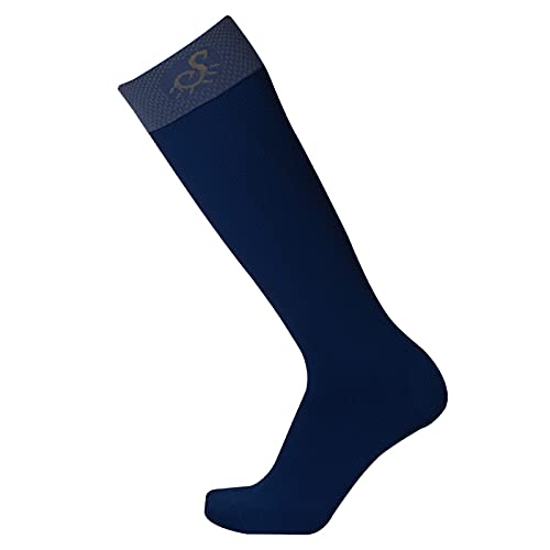 SOLIDEA Unisex Active Energy Kniestrumpf Abgestufte Kompression12/15 mmHg (Dunkelblau, L) Cover