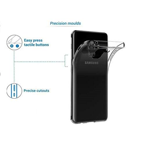 Image of COVERBLACK Back Cover for Samsung Galaxy On8 2018 Edition - Transparent